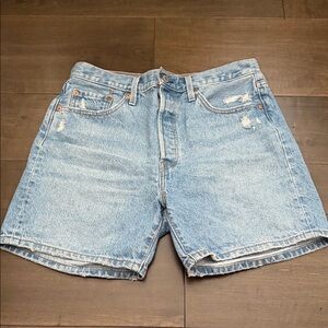 Levi's 501 Blue Women's Jean Shorts